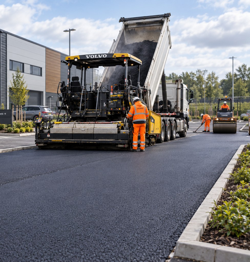 Commercial tarmac surfacing and resurfacing by Ulteum Marking